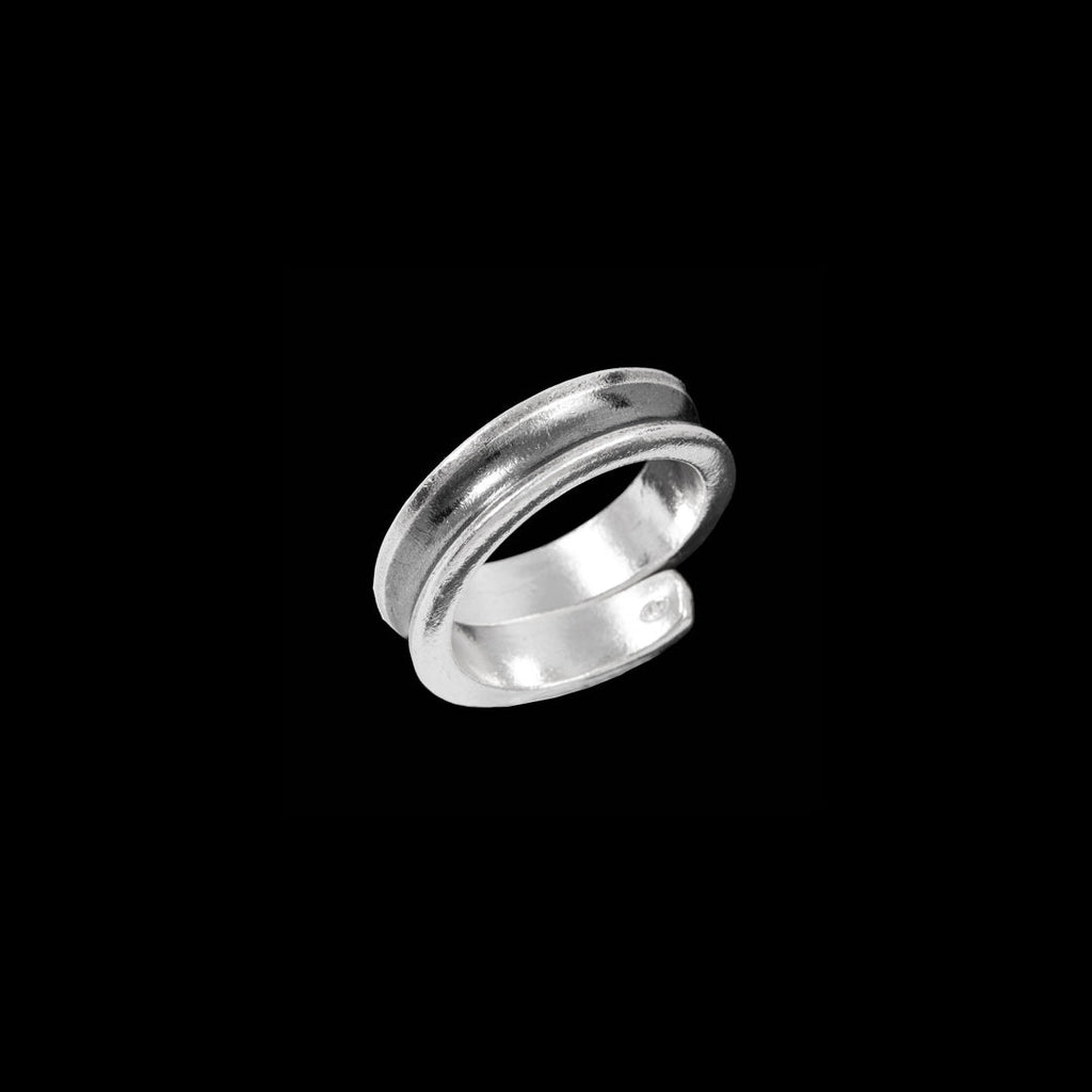 Bague homme en argent Contemporaine N°30 pour homme, réalisée entièrement à la main par les artisan karen - Itsara bijoux