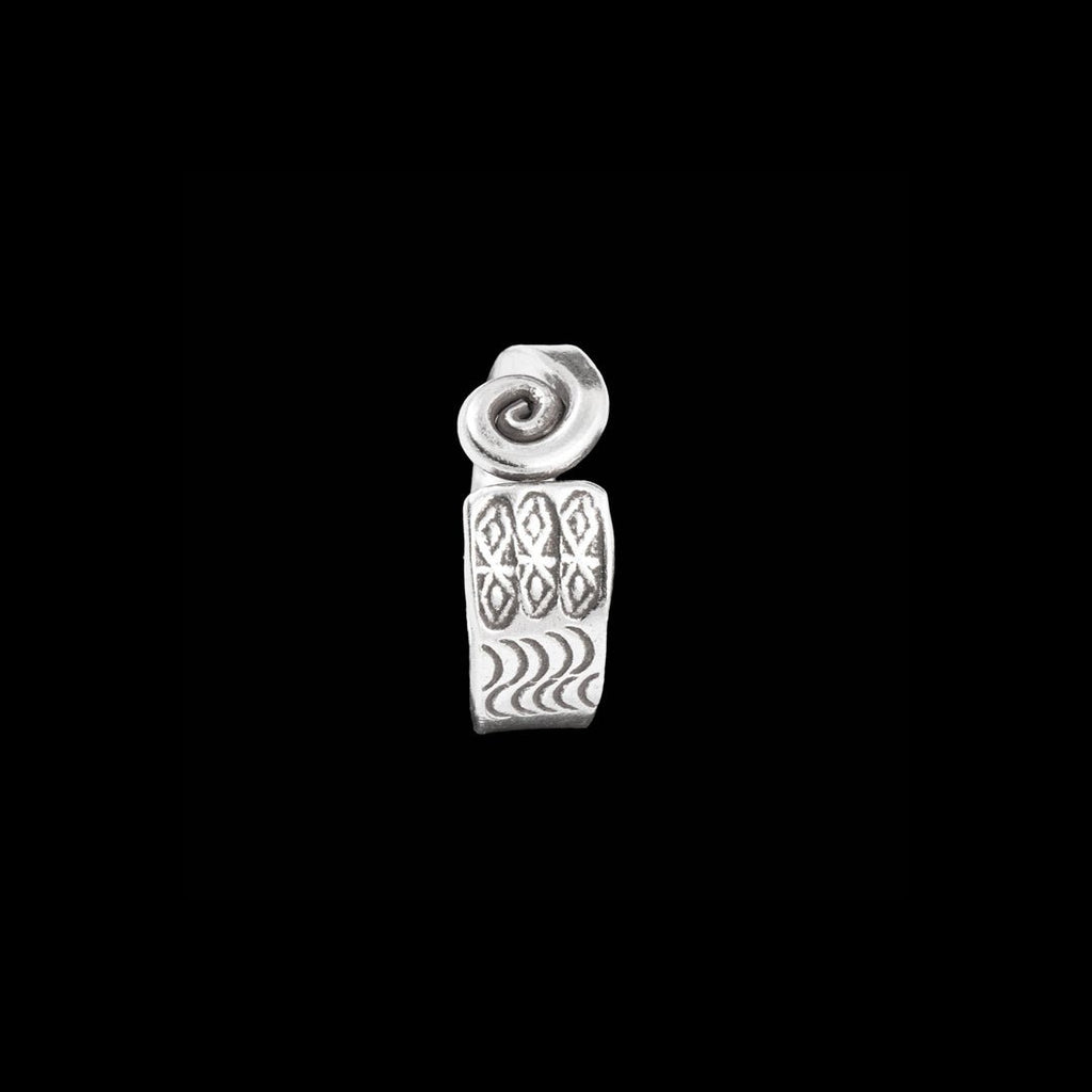 Bague homme en argent spirale N°27 - Itsara bijoux49bague artisanale spirale en argent massif pour homme N°27