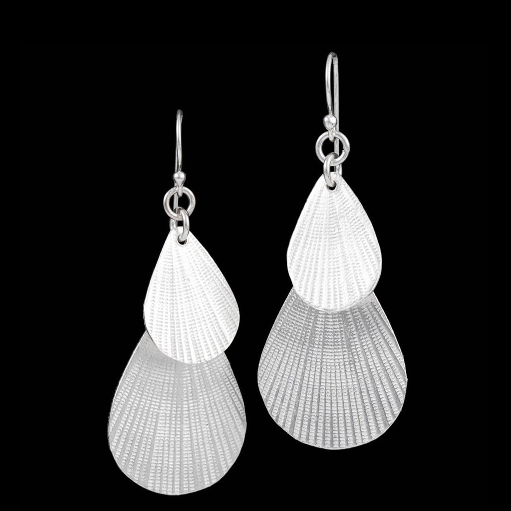 Boucles d'oreilles en argent Contemporaines N°39 fabriquées à la main pour femme - Itsara bijoux