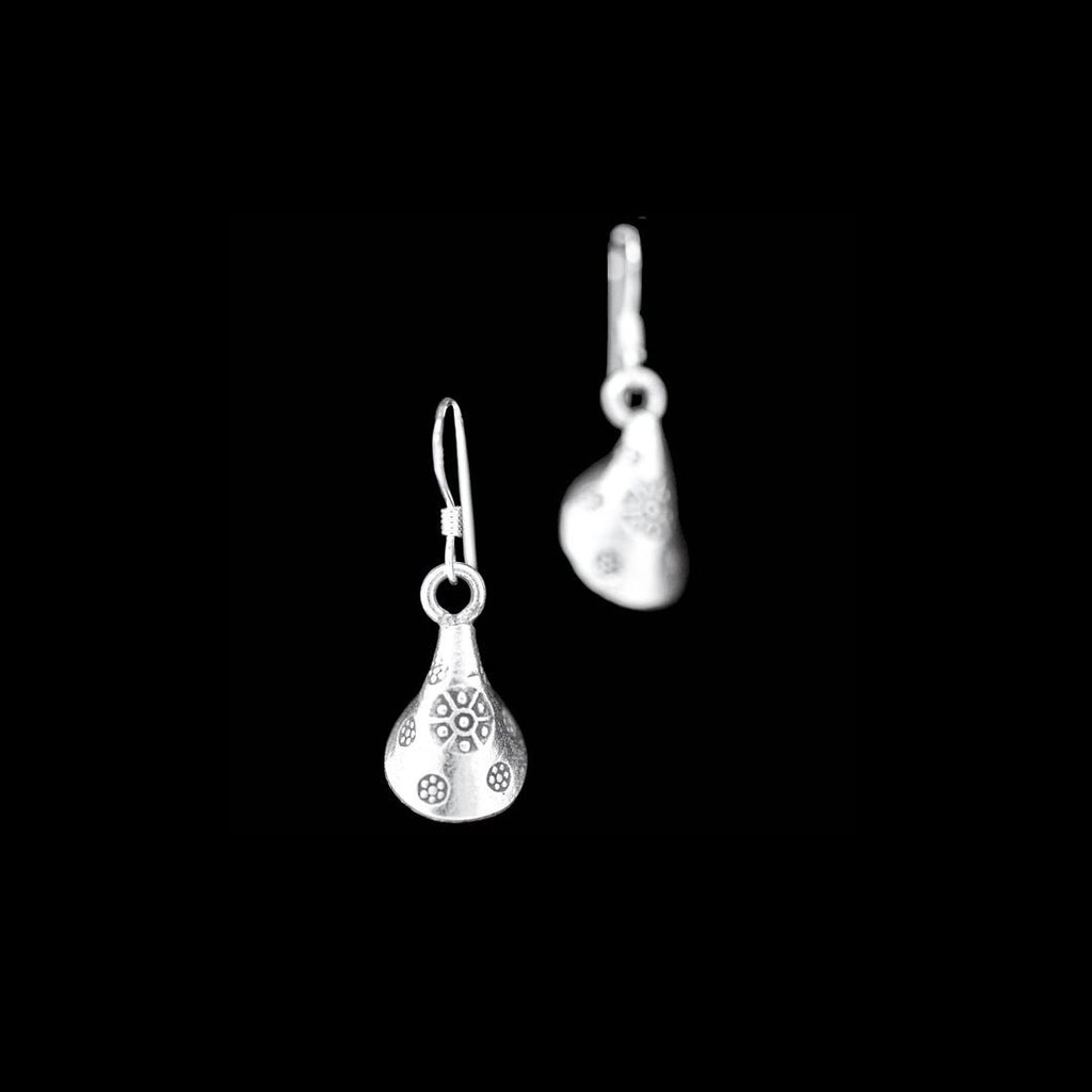 Boucles d'oreilles en argent Ethniques N°43 - Itsara bijouxboucles d'oreilles artisanales ethniques en argent massif N°43