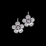 Boucles d'oreilles en argent Fleurs N°12