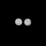 Spiral silver earrings n ° 06