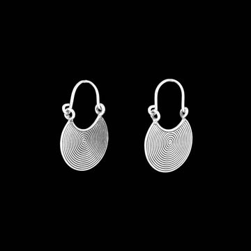 Boucles d'oreilles en argent Spirales N°08 - Itsara bijouxboucles d'oreilles en argent massif spirales N° 8