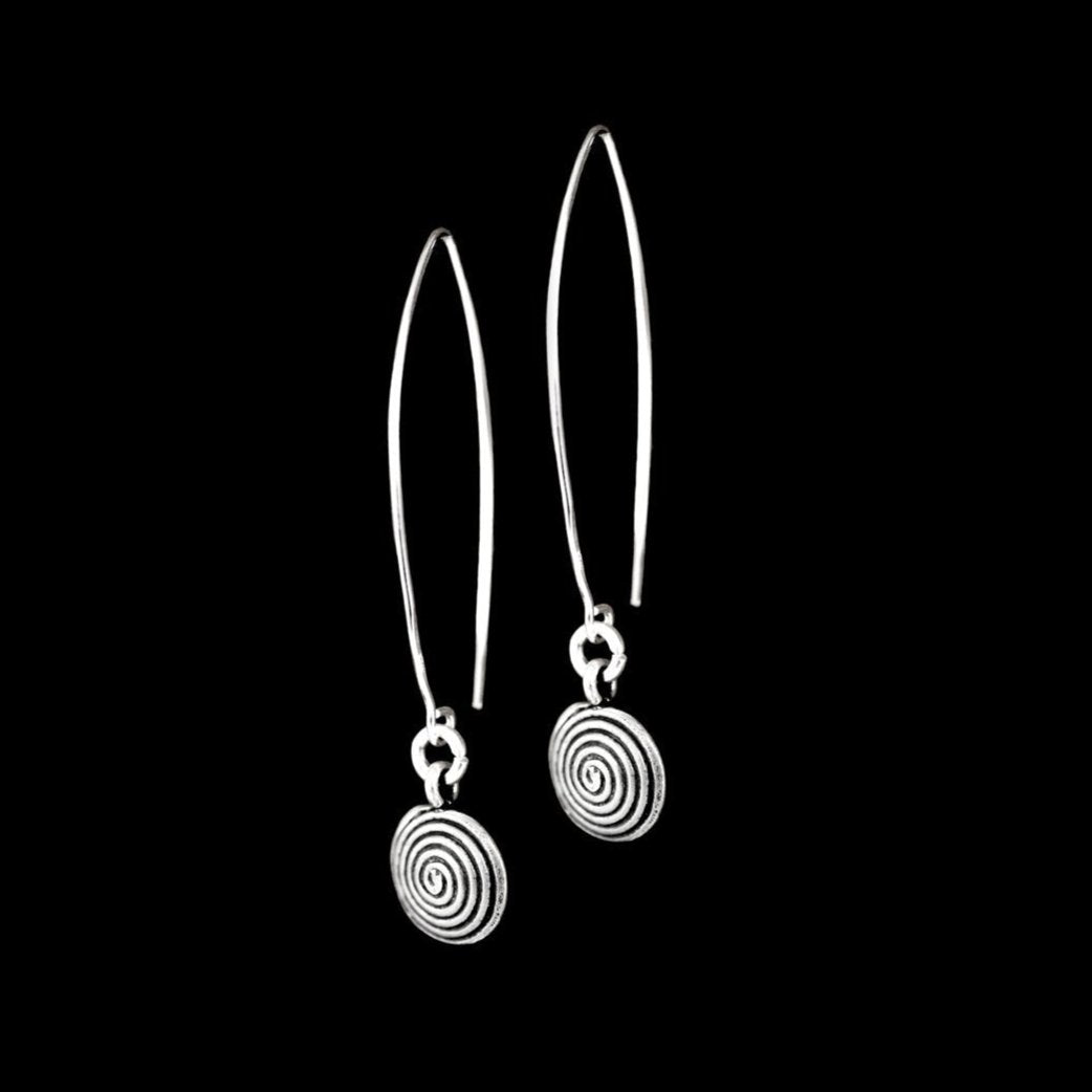 Spiral silver earrings N 09 Itsara Bijoux Itsara bijoux